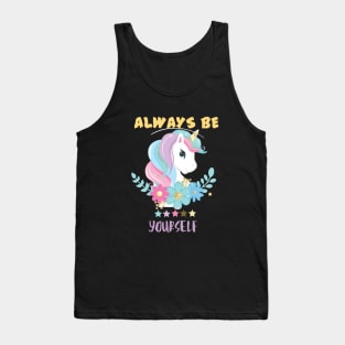 Always Be Yourself Unicorn Lovers Tank Top